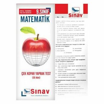 Sınav 9. Sınıf Matematik Çek Kopar Yaprak Test Kolektif