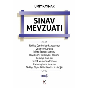 Sınav Mevzuatııı - Ümit Kaymak