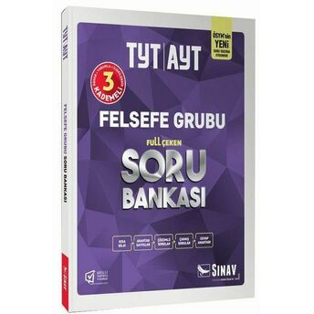 Sınav Tyt Ayt Felsefe Grubu Full Çeken Soru Bankası (Yeni) Kolektif