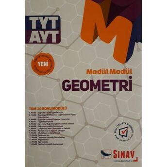 Sınav Tyt Ayt Modül Modül Geometri Konu Anlatımlı (Yeni) Kolektif