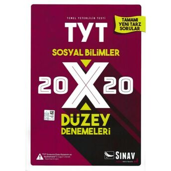 Sınav Tyt Sosyal Bilimler 20X20 Düzey Denemeleri (Yeni) Kolektif