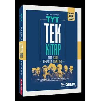 Sınav Tyt Tek Kitap Tüm Dersler Soru Bankası (Yeni) Kolektif