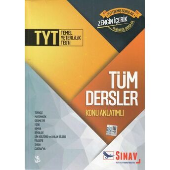 Sınav Tyt Tüm Dersler Konu Anlatımlı (Yeni) Kolektif