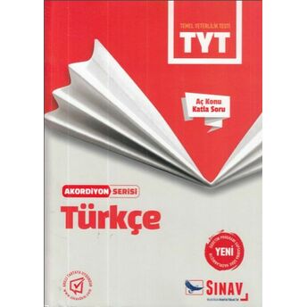 Sınav Tyt Türkçe Akordiyon Serisi (Yeni) Kolektif