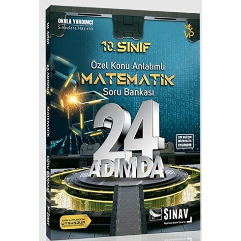 Sınav Yayınları 10. Sınıf Matematik 24 Adımda Özel Konu Anlatımlı Soru Bankası