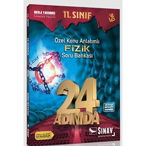 Sınav Yayınları 11. Sınıf Fizik 24 Adımda Özel Konu Anlatımlı Soru Bankası