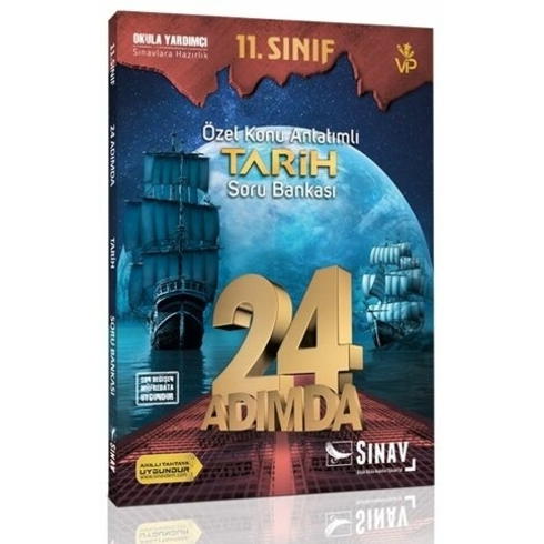 Sınav Yayınları 11. Sınıf Tarih 24 Adımda Özel Konu Anlatımlı Soru Bankası