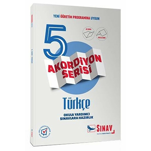 Sınav Yayınları 5. Sınıf Türkçe Akordiyon Kitap