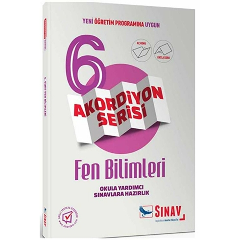 Sınav Yayınları 6. Sınıf Fen Bilimleri Akordiyon Kitap