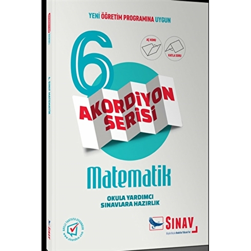 Sınav Yayınları 6. Sınıf Matematik Akordiyon Kitap