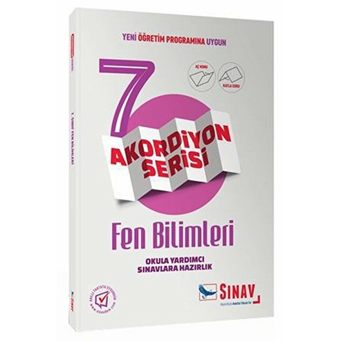 Sınav Yayınları 7. Sınıf Fen Bilimleri Akordiyon Kitap