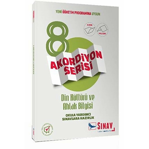 Sınav Yayınları 8. Sınıf Din Kültürü Ve Ahlak Bilgisi Akordiyon Kitap