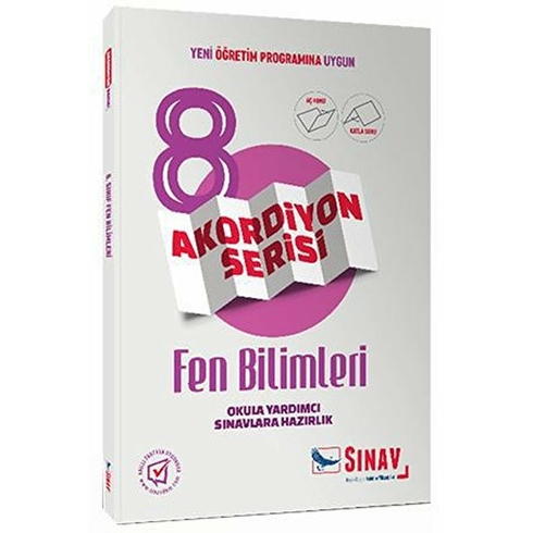 Sınav Yayınları 8. Sınıf Fen Bilimleri Akordiyon Kitap