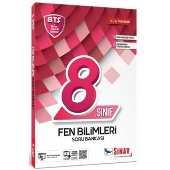 Sınav Yayınları 8. Sınıf Lgs Fen Bilimleri Soru Bankası Komisyon