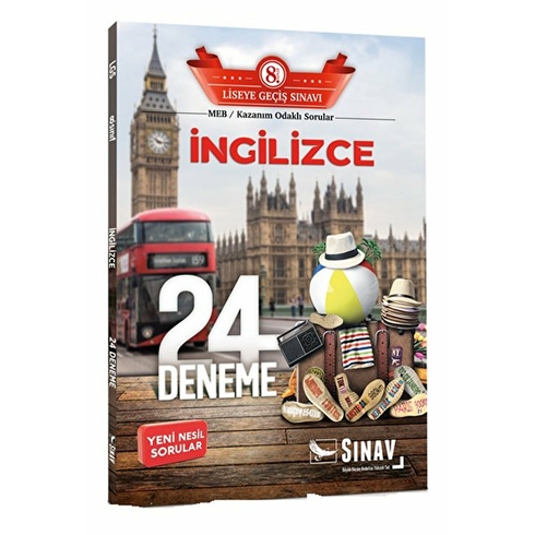 Sınav Yayınları 8. Sınıf Lgs Ingilizce 24 Deneme