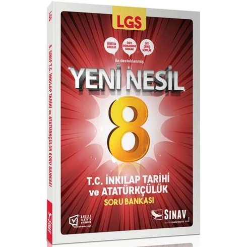 Sınav Yayınları 8. Sınıf Lgs T.c. Inkılap Tarihi Ve Atatürkçülük Soru Bankası