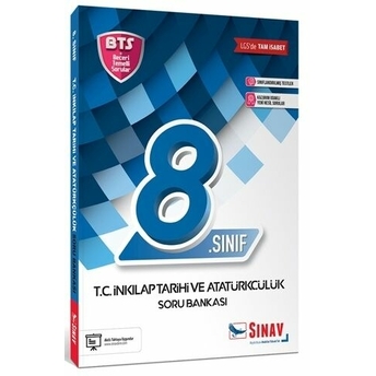 Sınav Yayınları 8. Sınıf Lgs T.c. Inkılap Tarihi Ve Atatürkçülük Soru Bankası Komisyon