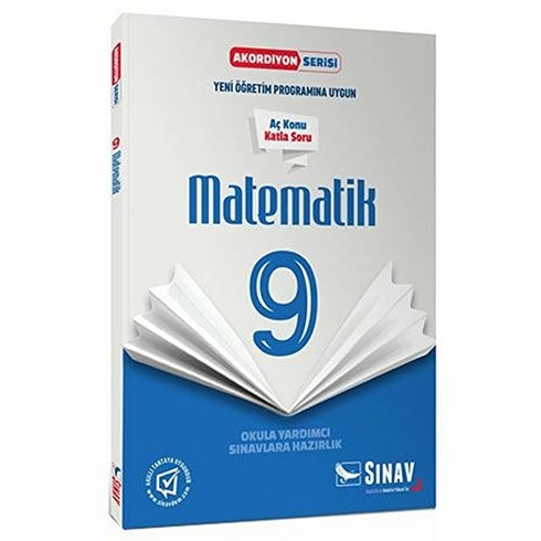 Sınav Yayınları 9. Sınıf Matematik Akordiyon Kitap