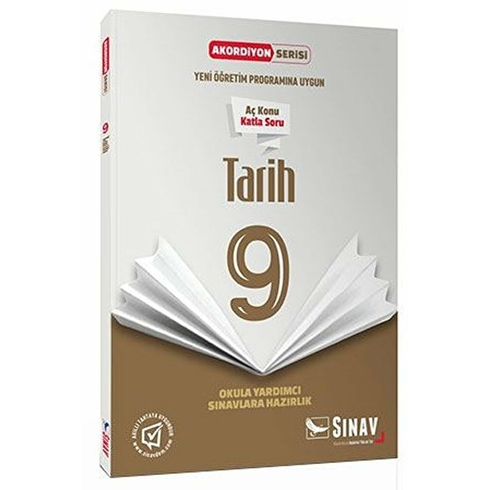 Sınav Yayınları 9. Sınıf Tarih Akordiyon Kitap