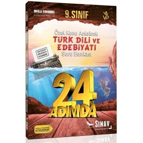 Sınav Yayınları 9. Sınıf Türk Dili Ve Edebiyatı 24 Adımda Özel Konu Anlatımlı Soru Bankası