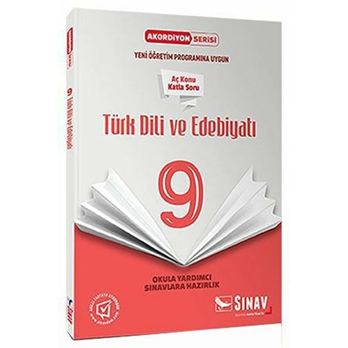 Sınav Yayınları 9. Sınıf Türk Dili Ve Edebiyatı Akordiyon Kitap