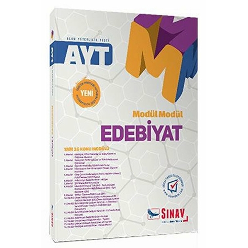 Sınav Yayınları Ayt Edebiyat Modül Modül Konu Anlatımlı