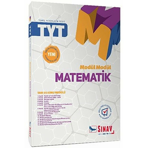 Sınav Yayınları Tyt Matematik Modül Modül Konu Anlatımlı