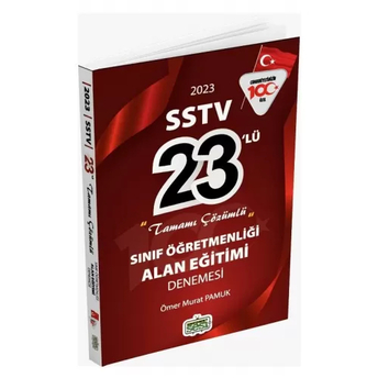 Sınıfçının Sesi Yayınları 2023 Öabt Sınıf Öğretmenliği Alan Eğitimi 23 Deneme Çözümlü Ömer Murat Pamuk