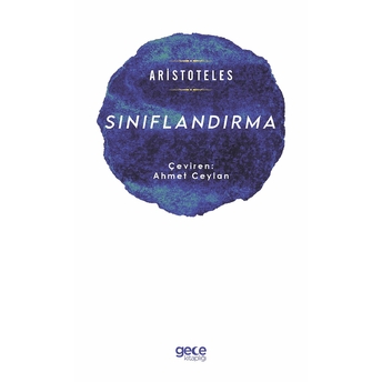 Sınıflandırma - Aristoteles