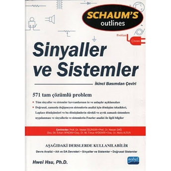 Sinyaller Ve Sistemler/Schaum's Outlines Hwei P. Hsu