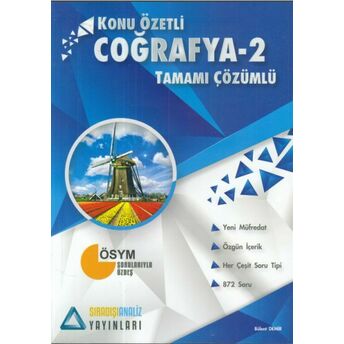 Sıradışı Analiz Coğrafya 2 Tamamı Çözümlü Konu Özetli Soru Bankası Bülent Demir