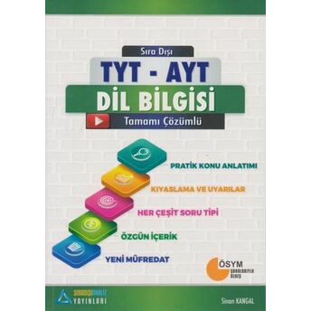 Sıradışı Analiz Dil Bilgisi Tamamı Çözümlü Konu Anlatımlı Soru Bankası (Yeni) Sinan Kangal