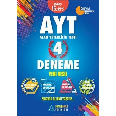 Sıradışıanaliz Ayt Yeni Nesil 4 Deneme