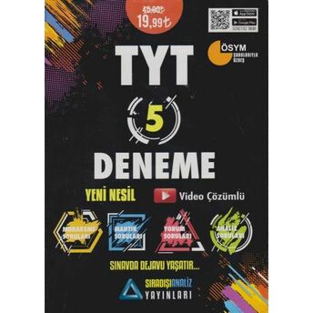 Sıradışıanaliz Tyt 5 Deneme Yeni Nesil Sıradışıanaliz Komisyon