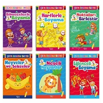 Şirin Boyama Seti (6 Kitap) Kolektif