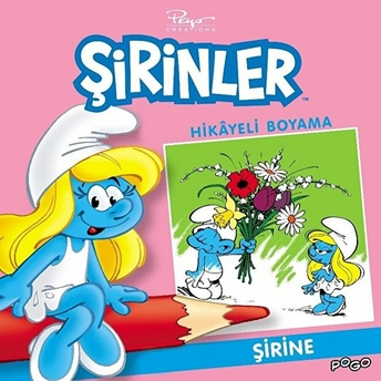 Şirine Hikayeli Boyama - Şirinler Kolektif