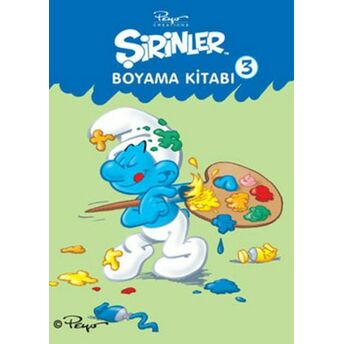 Şirinler Boyama Kitabı 3 Pierre Culliford