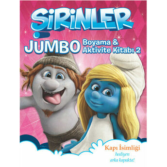 Şirinler - Jumbo Boyama Ve Aktivite Kitabı 2 Pierre Culliford