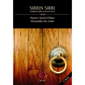 Sırrın Sırrı Hazret-I Şeyhü'l-Ekber