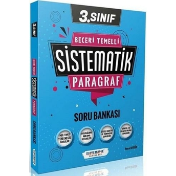 Sistematik Yayınları 3. Sınıf Paragraf Sistematik Soru Bankası Komisyon