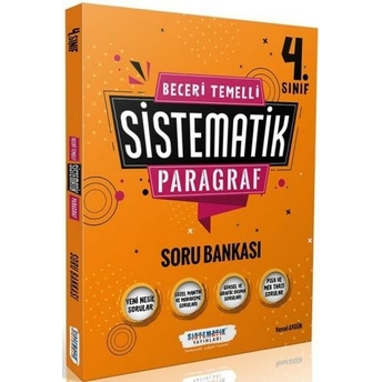 Sistematik Yayınları 4. Sınıf Beceri Temelli Sistematik Paragraf Soru Bankası Veysel Aygün