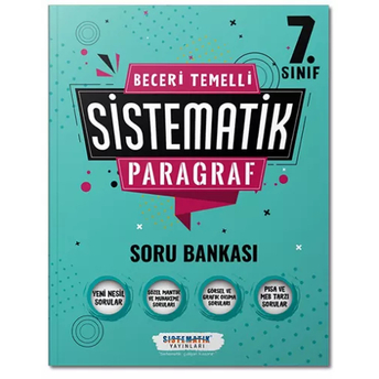 Sistematik Yayınları 7. Sınıf Paragraf Sistematik Soru Bankası Komisyon