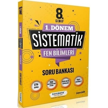 Sistematik Yayınları 8. Sınıf 1. Dönem Fen Bilimleri Sistematik Soru Bankası Komisyon