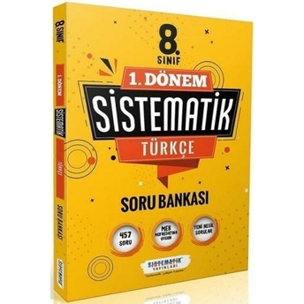 Sistematik Yayınları 8. Sınıf 1. Dönem Türkçe Sistematik Soru Bankası Komisyon