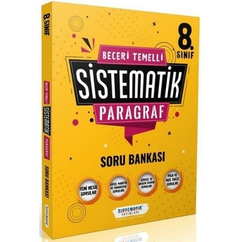 Sistematik Yayınları 8. Sınıf Beceri Temelli Sistematik Paragraf Soru Bankası Veysel Aygün