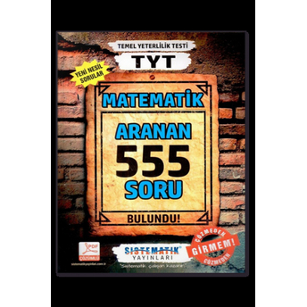 Sistematik Yayınları Tyt Matematik Aranan 555 Soru Bankası Komisyon