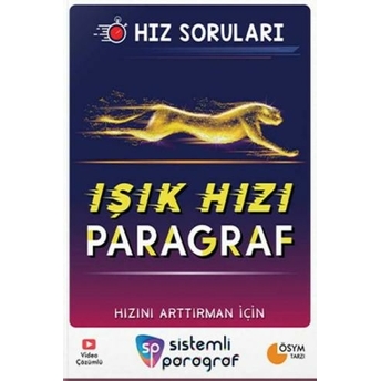 Sistemli Paragraf Yayınları Işık Hızı Paragraf Soru Bankası Komisyon