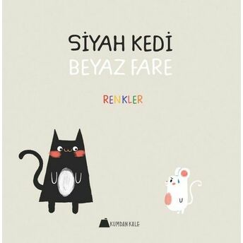 Siyah Kedi Beyaz Fare - Renkler Duygu Yardımcı