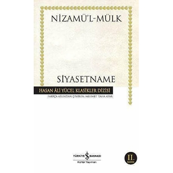 Siyasetname / Ciltli Nizamülmülk