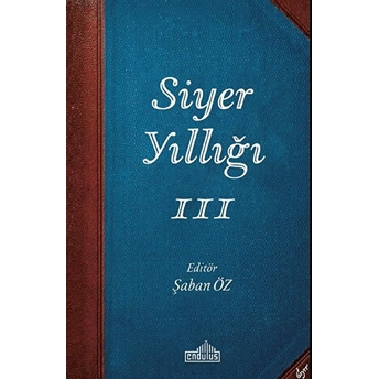 Siyer Yıllığı 3 Şaban Öz